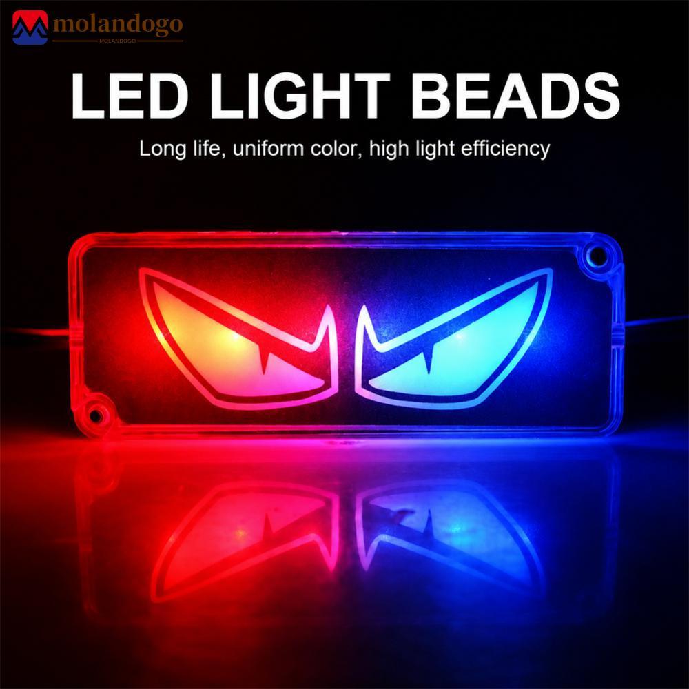Milandogo Luz De Advertência Para Motocicleta LED Indicador De Lanterna In-Night Cuidado Strobe Lâmpada De Corrida Olhos