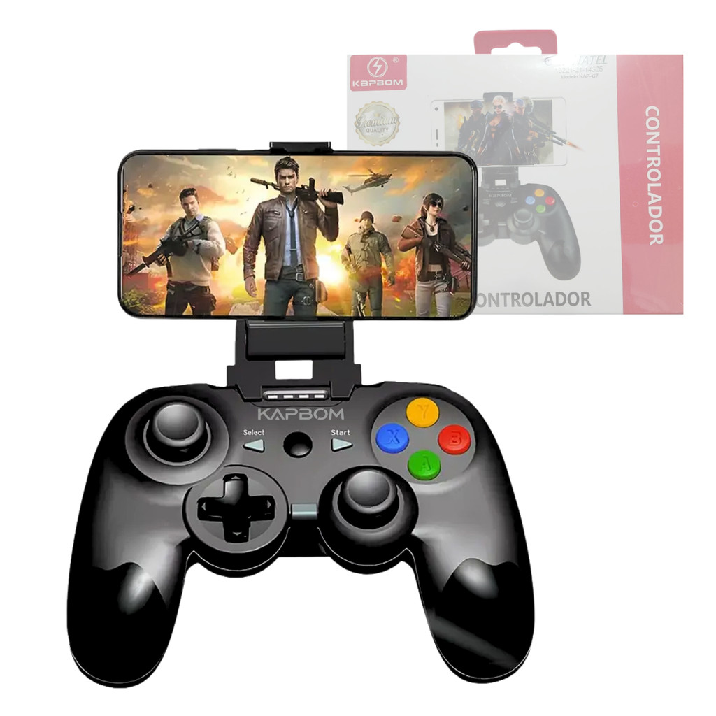 Controle Gamer Celular Joystick Manete Bluetooth KAP-G7 (F)
