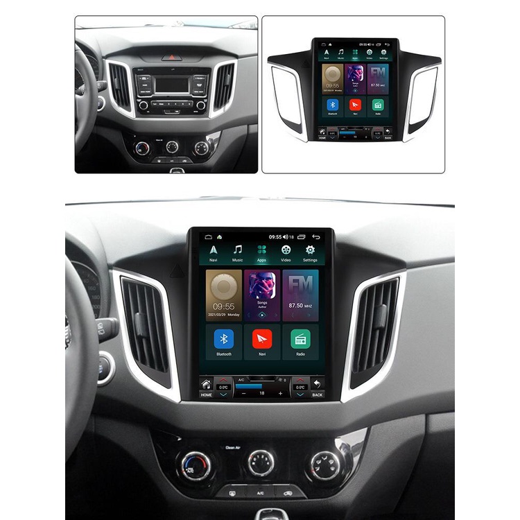 Central Multimidia tesla Creta 2014/2021