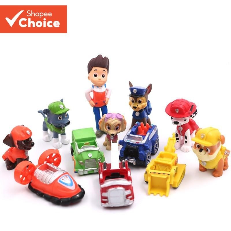 12 Pçs/Set Mini Figuras De Ação Brinquedos Play Criança Bolo Brinquedo Decoração