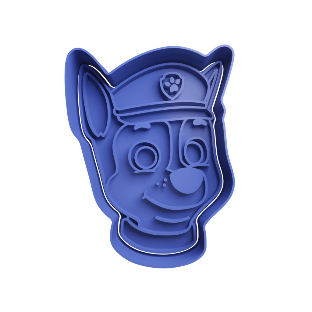 Cortador De Biscoito Chase Cabeça 2 - Paw Patrol