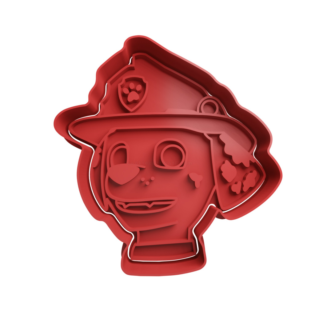 Cortador De Biscoito Marshall Cabeça 2 - Paw Patrol