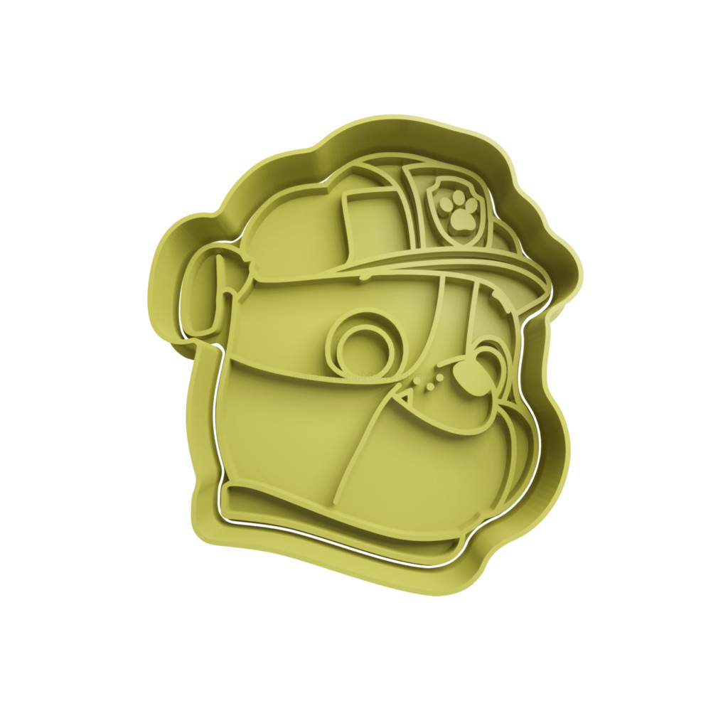 Cortador De Biscoito Rubble Cabeça 2 - Paw Patrol