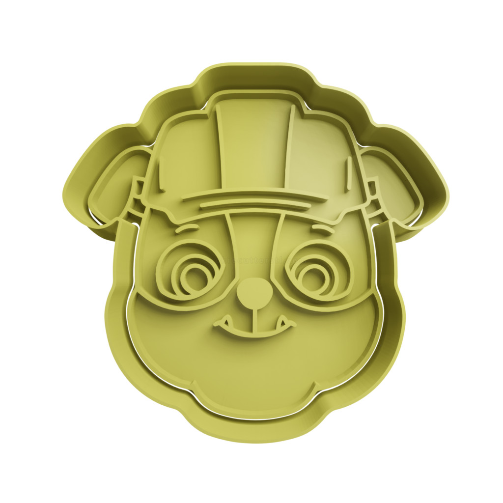 Cortador De Biscoito Cabeça de Rubble - Paw Patrol