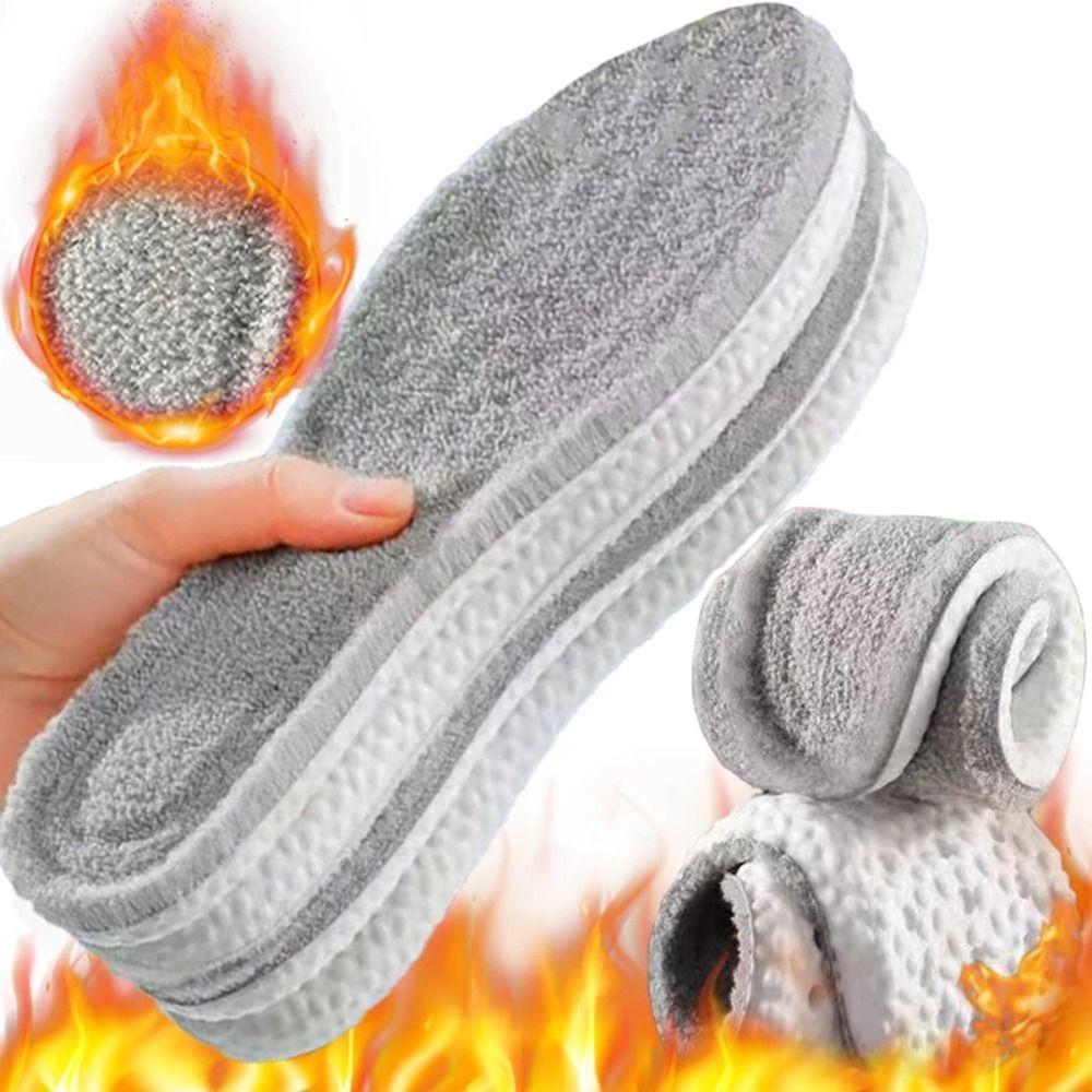 Acolchoamento Para Botas De Neve, Almofadas Térmicas Aquecidas Sapatos , Palmilhas Respiráveis Pés De Espuma Visc