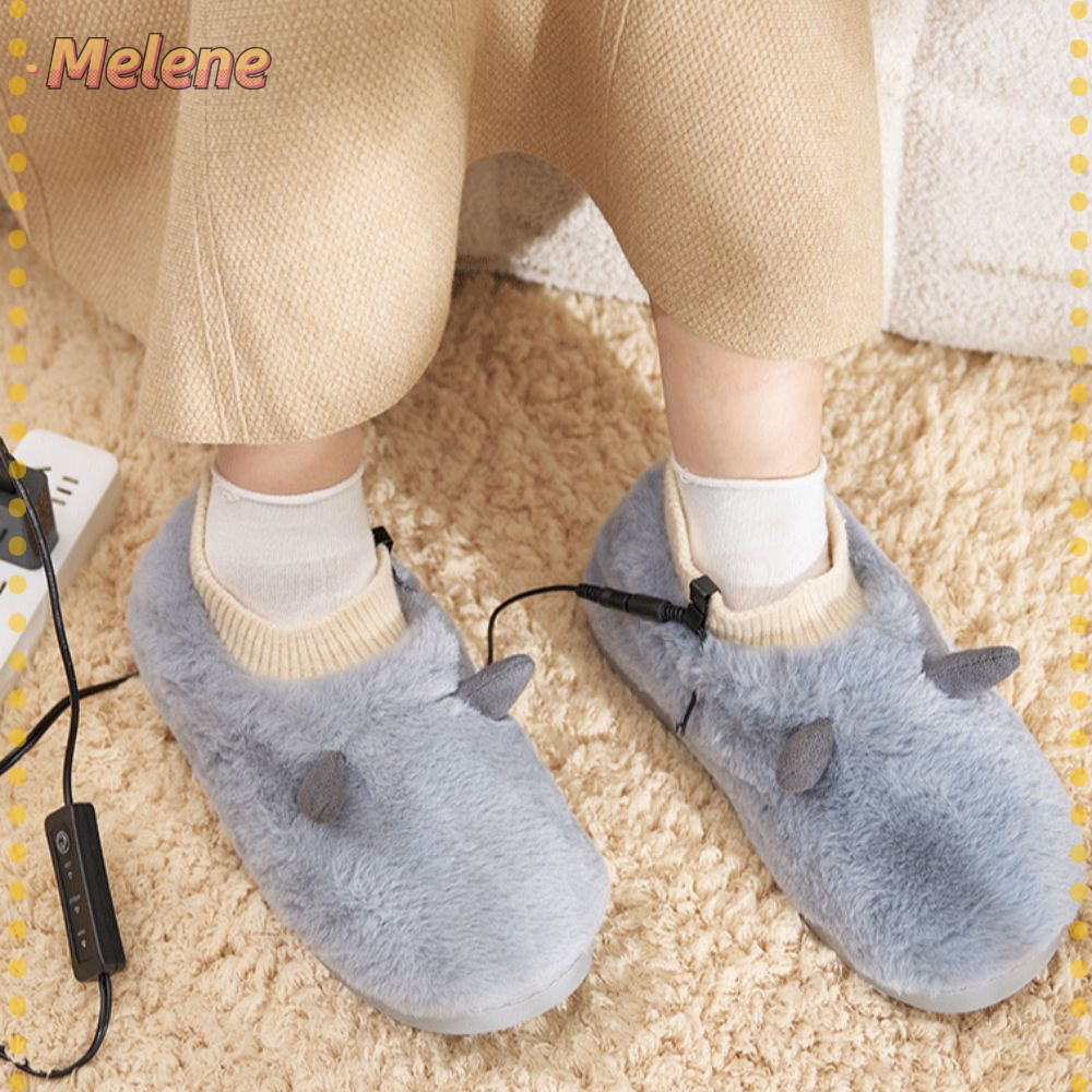 MELENEY9 Sapatos Aquecedores De Pés , Aquecidos Elétricos USB Para Quentes , Chinelos Confortáveis E Laváveis Aqueciment