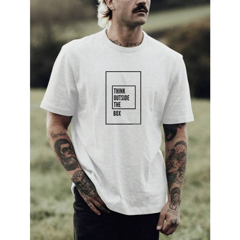 Camiseta Masculina Lançamento Especial Na Cor branca Com Estampa Modelo: - 