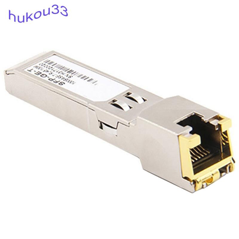 Módulo SFP RJ45 Switch Gbic 10/100/1000 Conector Cobre RJ45 Gigabit Ethernet Porta 1 Unidade