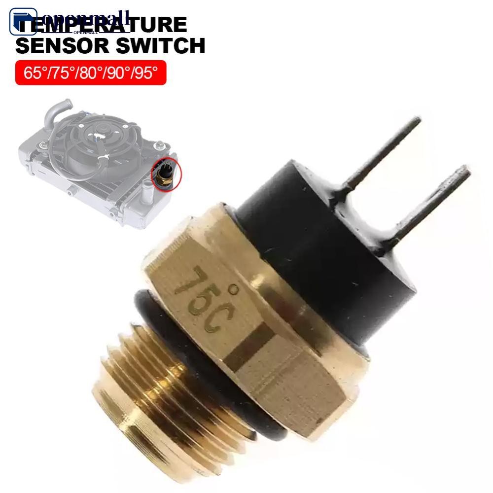 OMALL M16 65/75/80/90/95 Cobre Motocicleta Sensor De Temperatura Da Água Radiador Ventilador De Refrigeração Interruptor