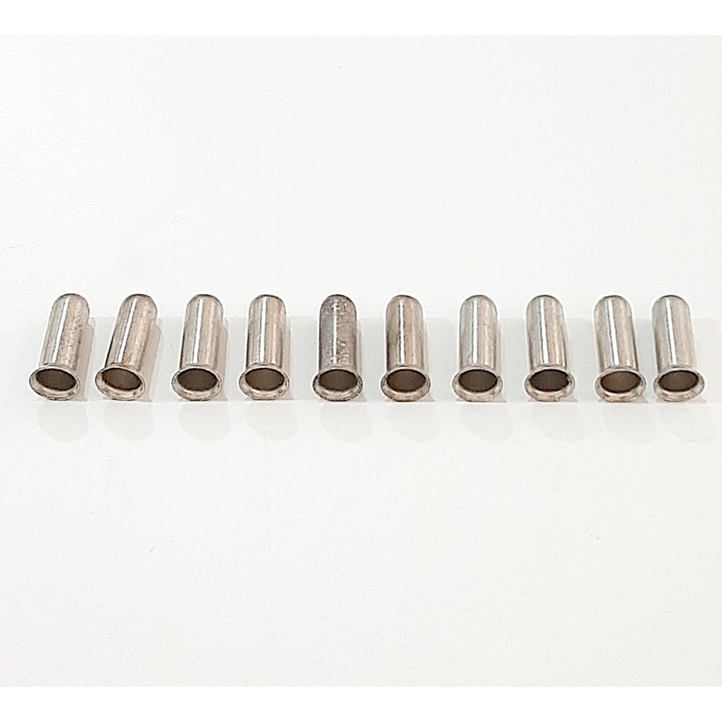 Kit 10 Terminal Ilhos Tubular S/ Isolação Cobre Fio 10mm²