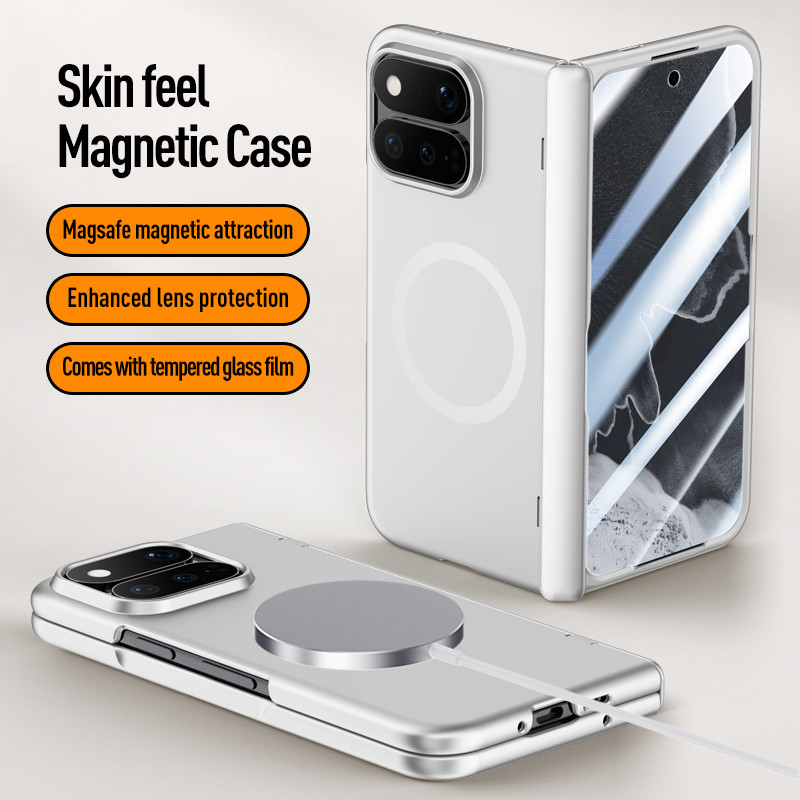 Capa De Suporte Fosca , Adequada Para A Pele , Google Pixel 11 Pro Fold 5G , Dobradiça De Mola Dobrável Magnética , Prot