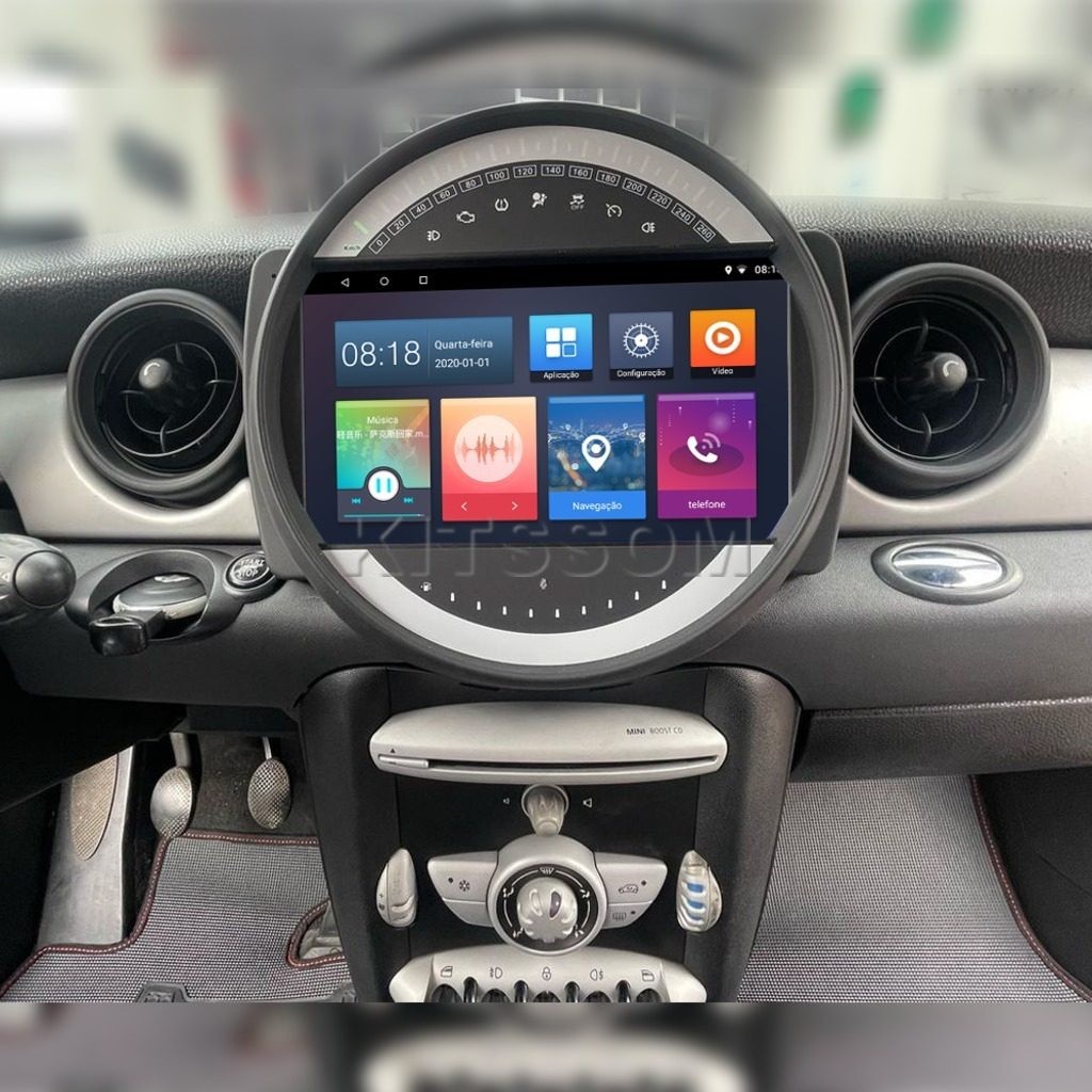Multimídia Mini Cooper R56 2010 2011 2012 2013 V2 Carplay 9