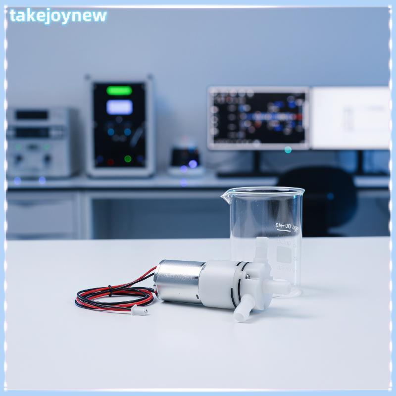 [takejoynewBR] Mini Bomba De Água Com Motor 370 DC 12V-24V , Grande Fluxo , Resistente A Queima Seco Para Dispensador De