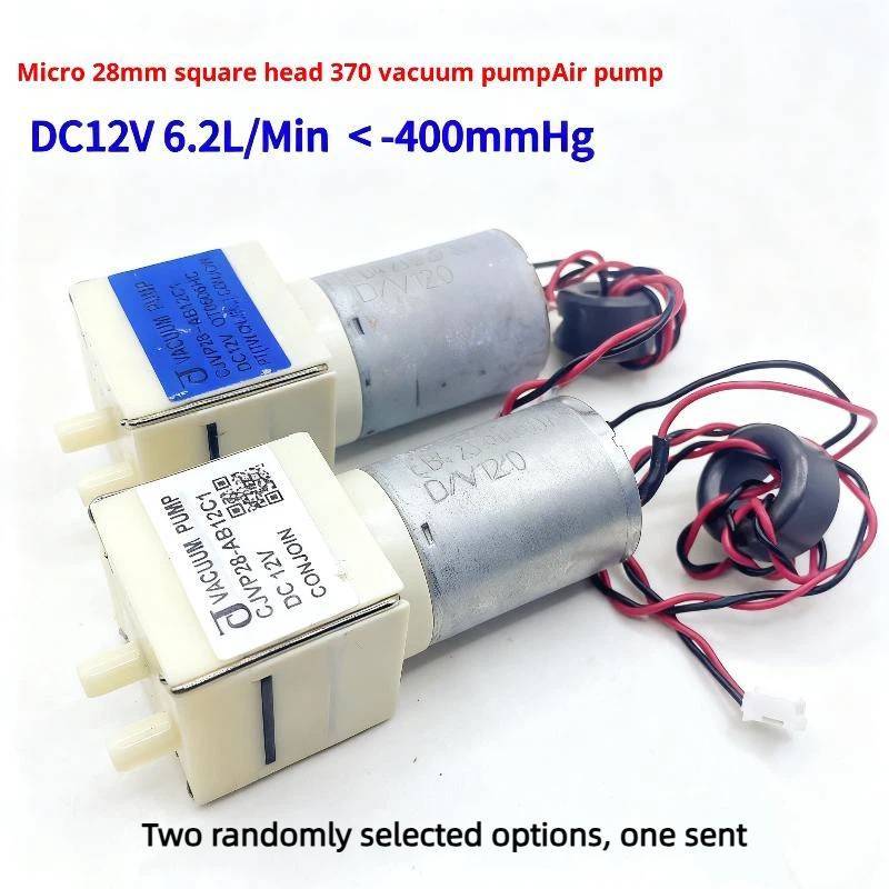 Abongbanghn 1 Pçs DC 12V Micro 370 Motor Bomba De Sucção Pressão Negativa Mini Ar A Vácuo Para DIY Robô Vassoura Limpado