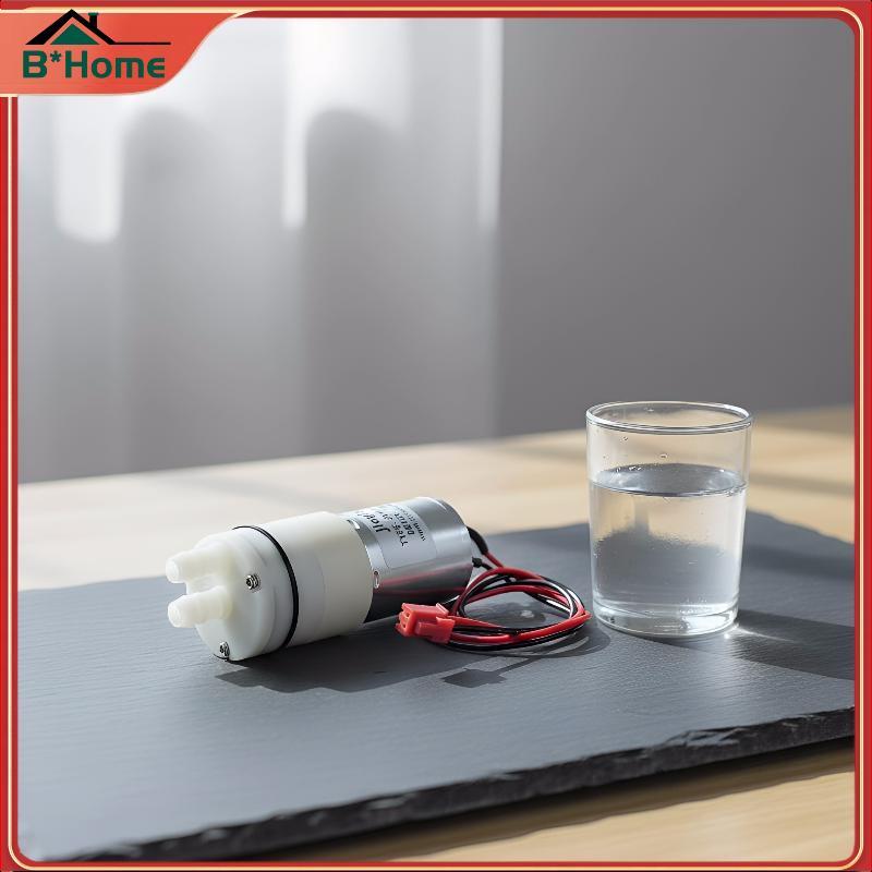 BHTH 12V 370 Mini Bomba De Água De Diafragma Desempenho Estável Para Dispensador DIY Mesa De Chá Circulação De Jardim In