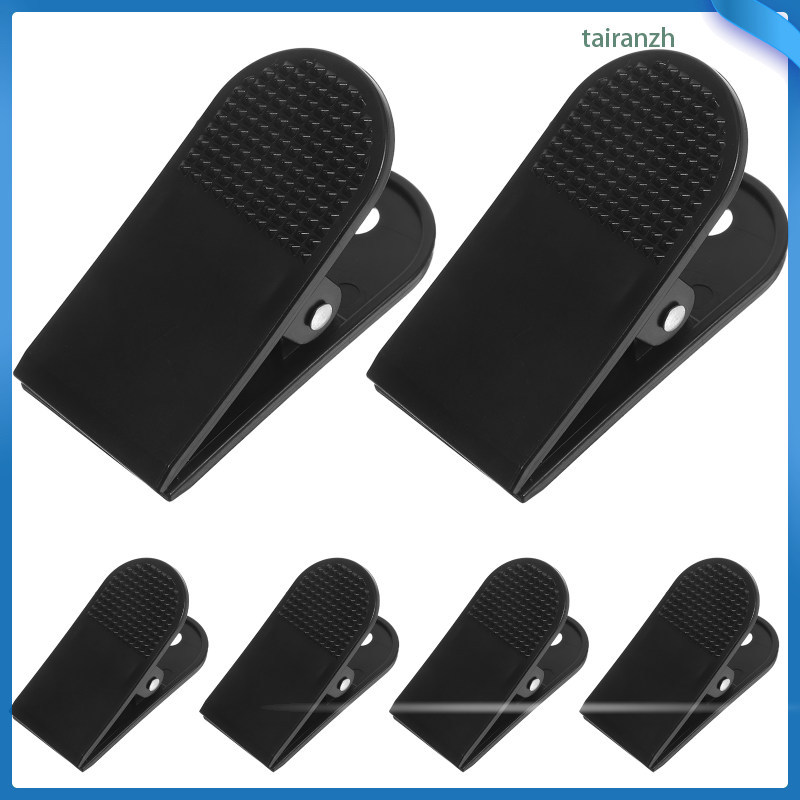 💡 6Peças Clipe De Parada De Emergência Treadmill Preto Em Plástico