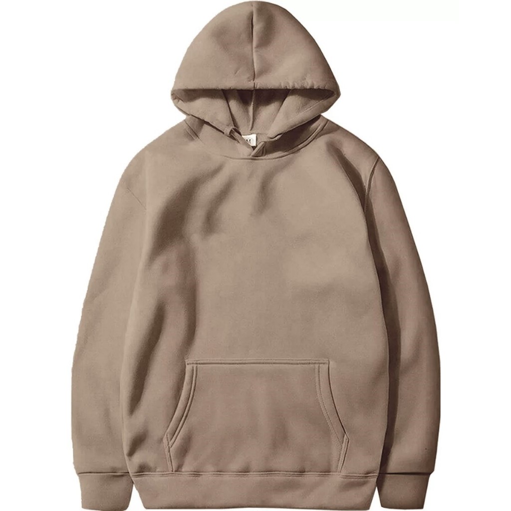 Moletom Canguru Infantil Liso sem Estampadas Blusa de Frio Peluciada