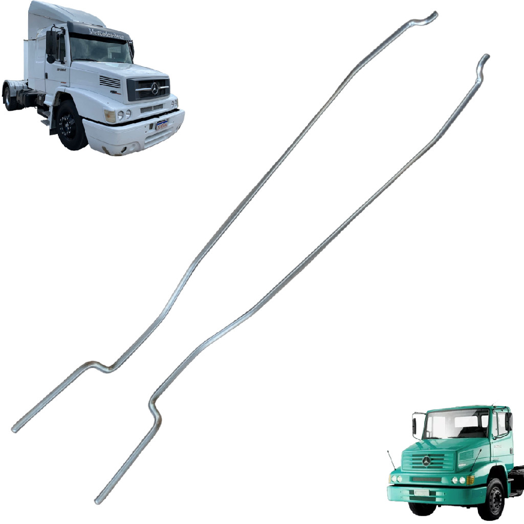 KIT PAR DE TIRANTE FECHADURA MERCEDES ATRON HPN COM PRESILHA