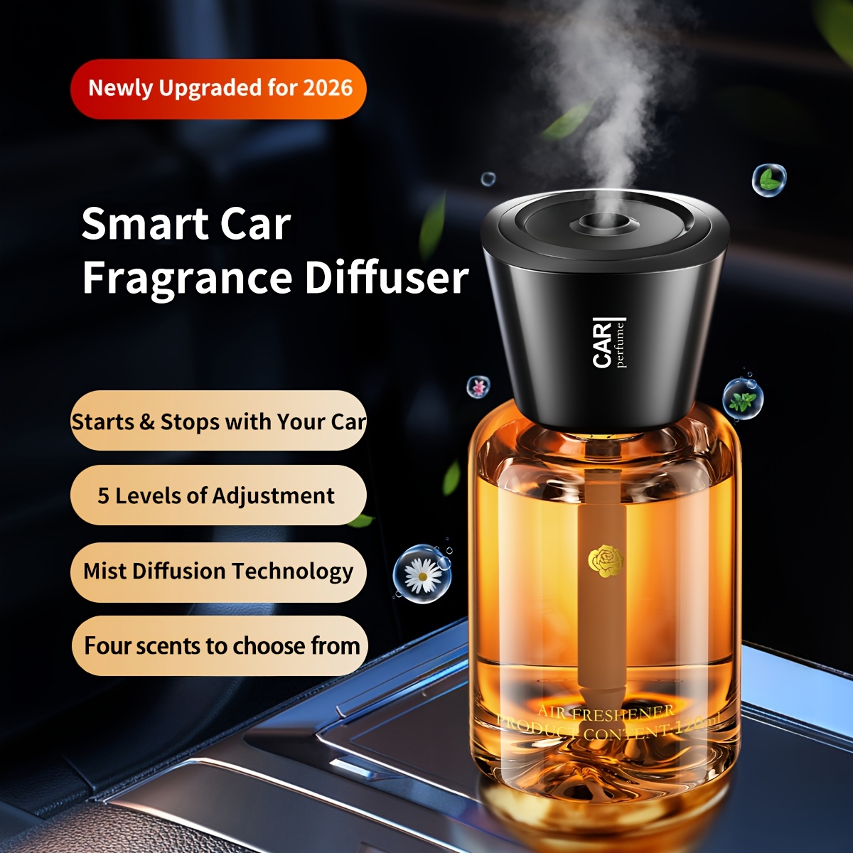 Purificadores De Ar Para Carro Inteligente , Spray Automático , Perfumes , Mini Máquina Atomizadora USB