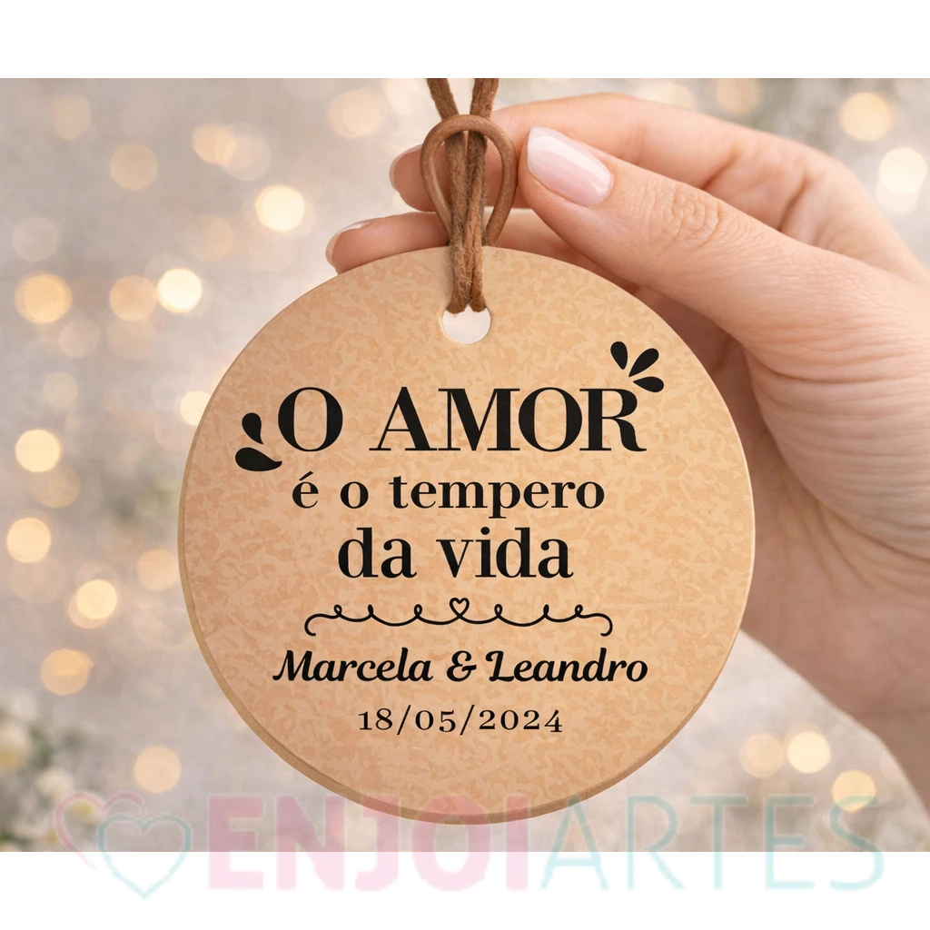 Mini tag Kraft Personalizada 2,5cm 