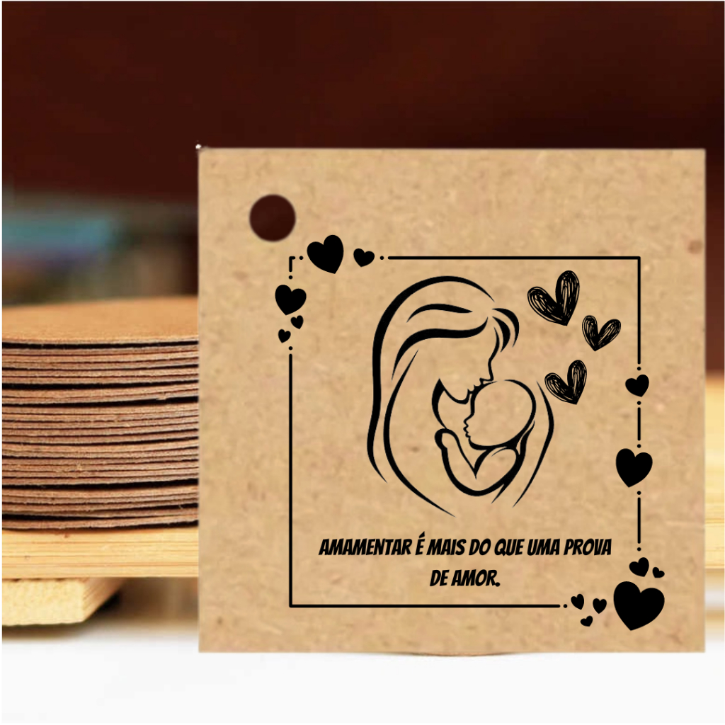 50 Tags PERSONALIZADAS Artesanato Cliente,Lembrancinha Agosto Dourado no papel Kraft..
