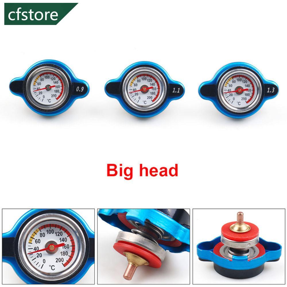 0.9Bar 1.1Bar 1.3 Bar Thermost Radiator Cap Tank Cover Water Temperature Gauge Cover Racing Car Big or Small Head