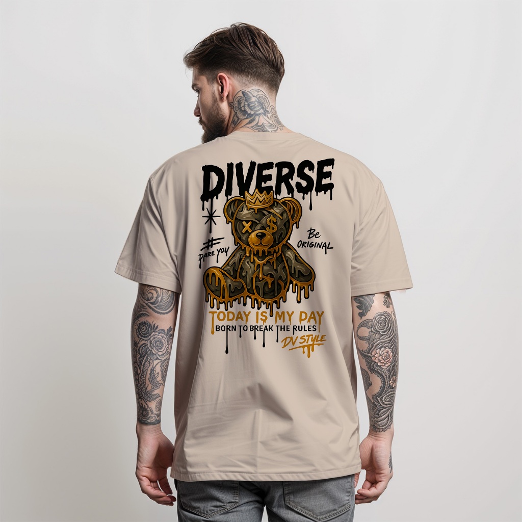 Camiseta Masculina T3ddy Money Moda Plus Size Camisa 100% Algodão Manfinity T-shirt Street Wear