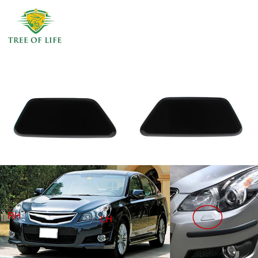 Para Subaru Legado GT 2010 2011 2012 2013 2014 Outback Frente Farol Arruela Bocal Capa Spray De Água Jet Cap