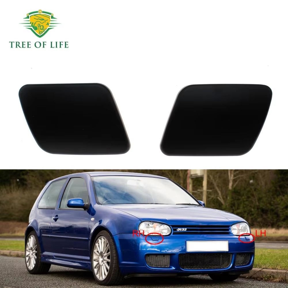 Amortecedor Dianteiro Do Carro Farol Arruela Bocal Jato Capa Para VW Golf 4 MK4 Variante 4Motion R32 1j0955110um 1j09551