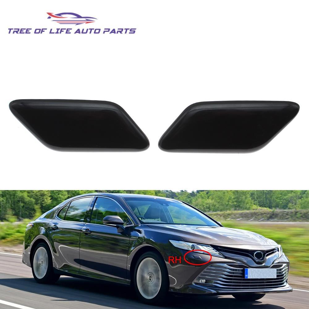 Para Toyota Camry 2018 2019 2020 Amortecedor Dianteiro Farol Arruela Bocal Jet Tampa Capa 8535333020 8535433020 85353330