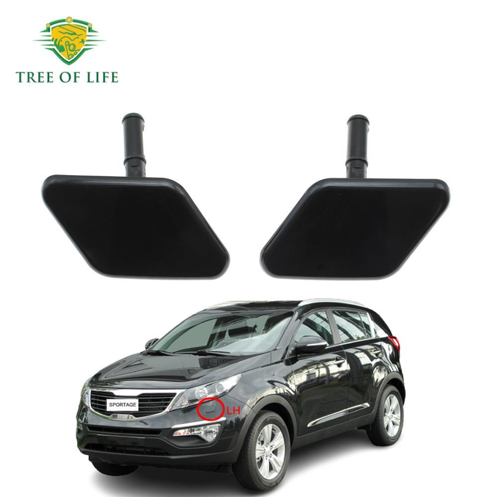 Para Kia Sportage KX4 SL 2010 2011 2012 2013 2014 Direita Esquerda Amortecedor Dianteiro Farol Arruela Bocal Capa 98675-