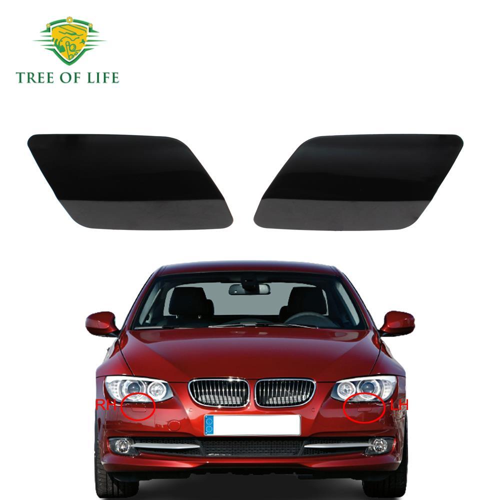 Para BMW Série 3 E92 E93 2011-2014 LCI Amortecedor Dianteiro Farol Arruela Bico Spray Jet Capa Tampa 61677253394 6167725