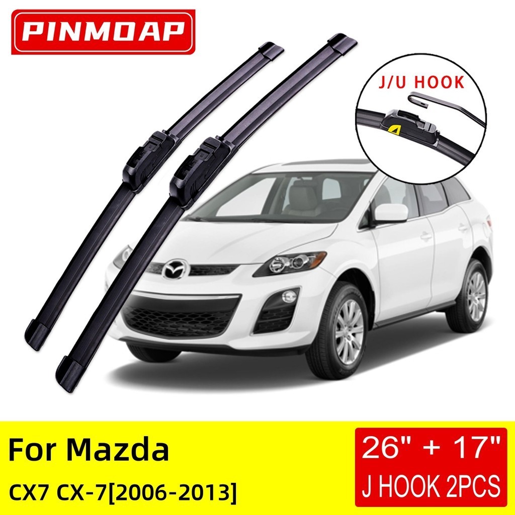 Para Mazda CX7 CX-7 2006 2007 2008 2009 2010 2011 2012 2013 Lâminas De Limpador Dianteiro Escovas Cortador Acessórios Uj