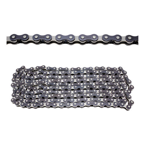 Corrente Grossa Oxxent 1 Vel 114 Elo Bike Monark Barra Forte, BMX, FIXA - Prata