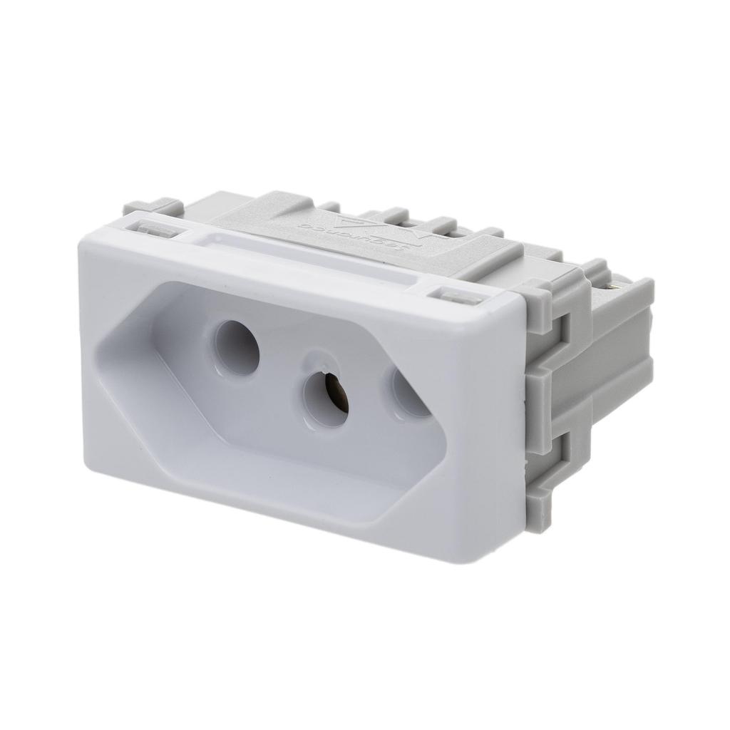 MÓDULO TOMADA 2P+T TRAMONTINA 20 A 250 V BRANCO
