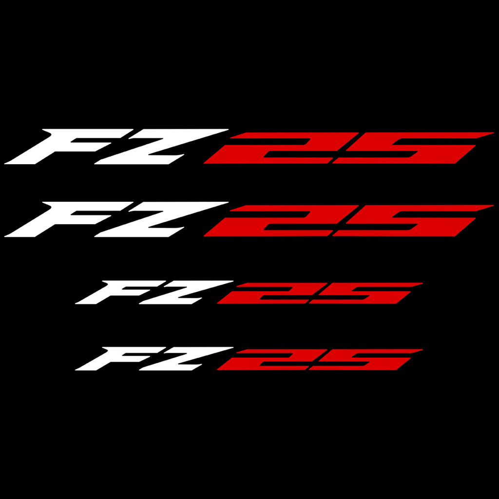 Adesivo Premium De Roda Fazer 250 FZ 25 - Branco Vermelho