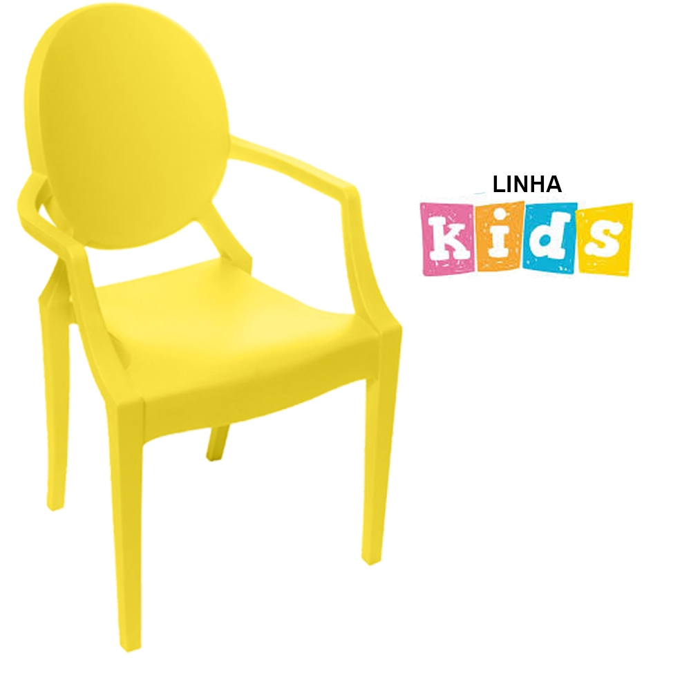Cadeira de Jantar Infantil Boxbit Invisible com Braço