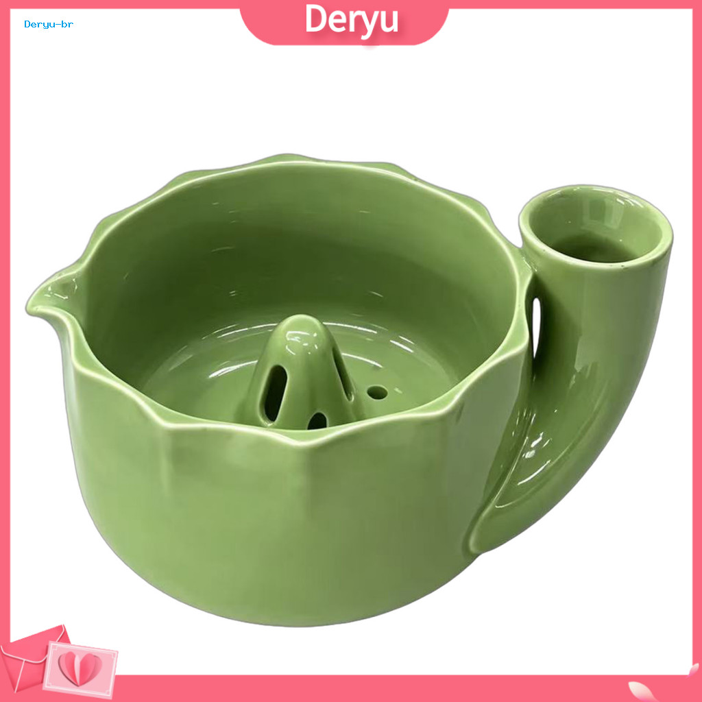 Ceramic Berry Washer Space Saving Kitchen Tool Self-spinning Washing Bowl with Built-in Drainage Holes – Compact Fruit