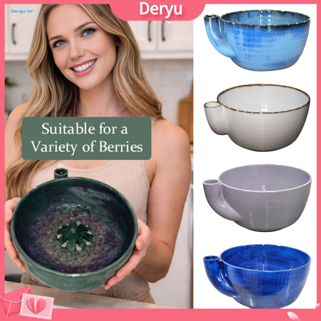 Vegetable Drain Basket Food Grade Washing Bowl Berry Swirl with Holes – 3d Printed Self-rinsing Fruit for Kitchen Coun
