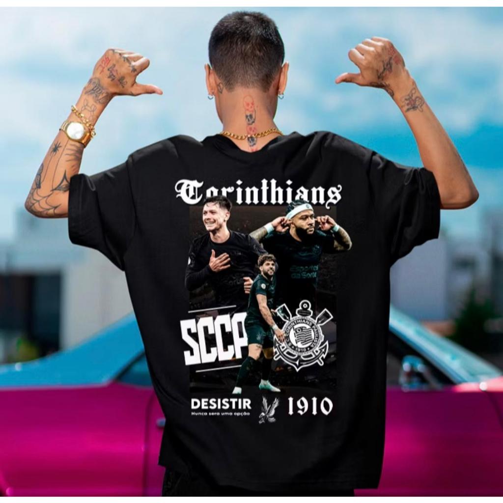 Camiseta Unissex Timâo Camiseta Memphis Garro Yuri 100% Algodão Varias Cores