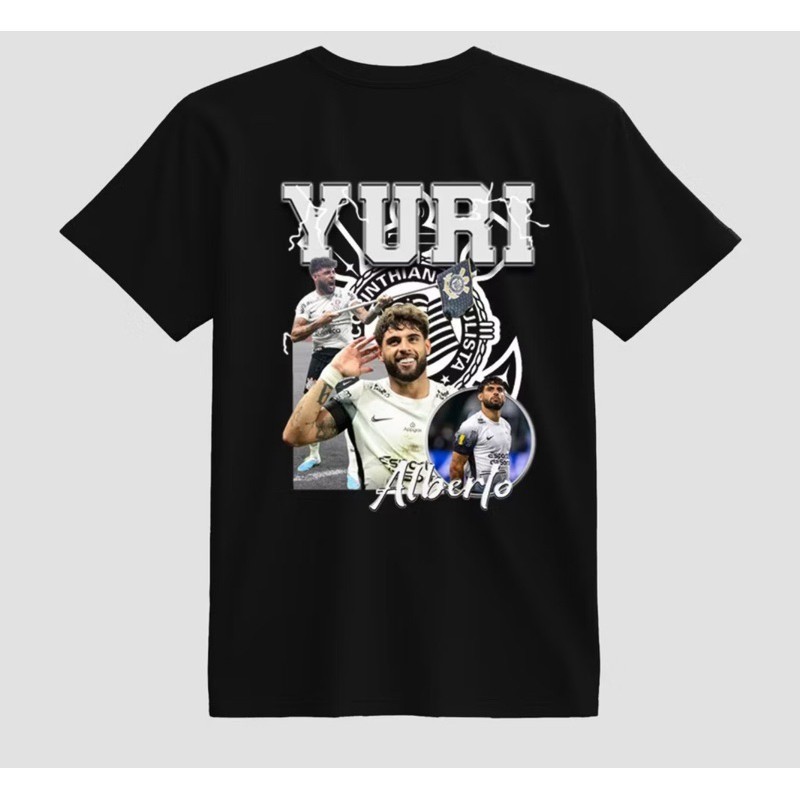 Camiseta do Yuri Alberto do Corinthians envio rápido