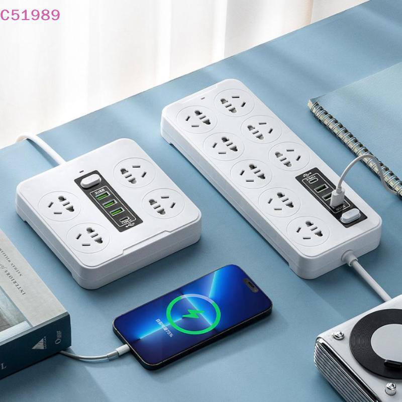 [kaan] Universal Power Strip Soet Ue Eua AU Plug Com USB Tipo-c PD Protetor Contra Surtos Extensão De Cabo De Alimentaçã