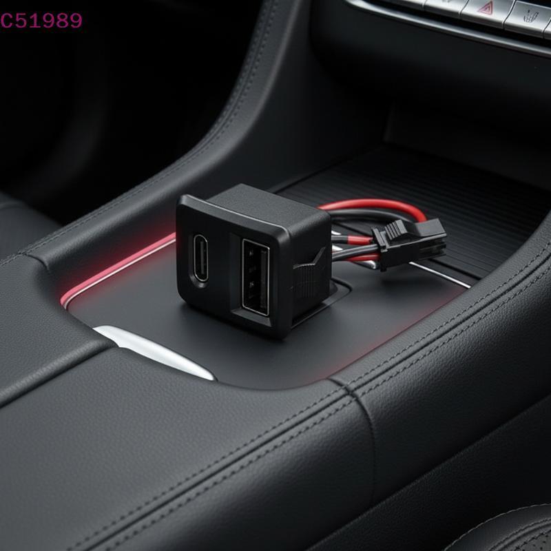 [kaan] Base Fêmea USB De Camada Dupla Com Soet Tipo C E Conector De Cabo 1/2/5 Unidades Para Sincronização De Dados Rápi