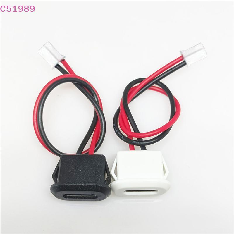 [kaan] Conector USB À Prova D'água Tipo C De 2 Pinos Direção base Fêmea Interface De Carregamento Soet BR