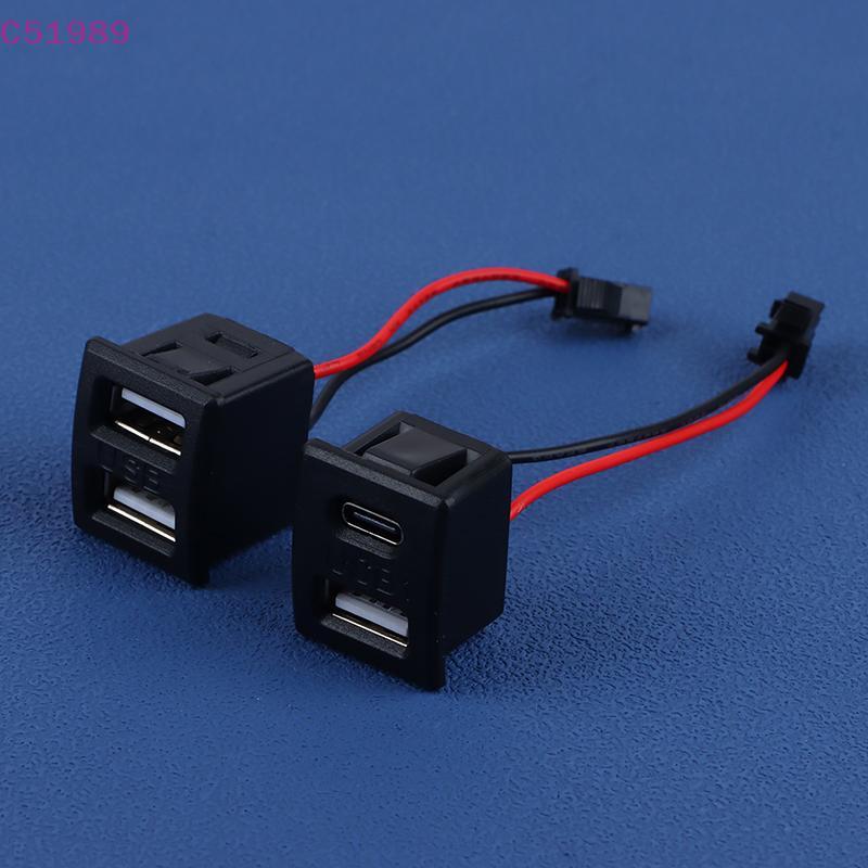 [kaan] 1Pc Base Fêmea USB Tipo-C Soet De Dupla Camada Uma Lâmpada Carregamento Power Com Conector De Cabo BR