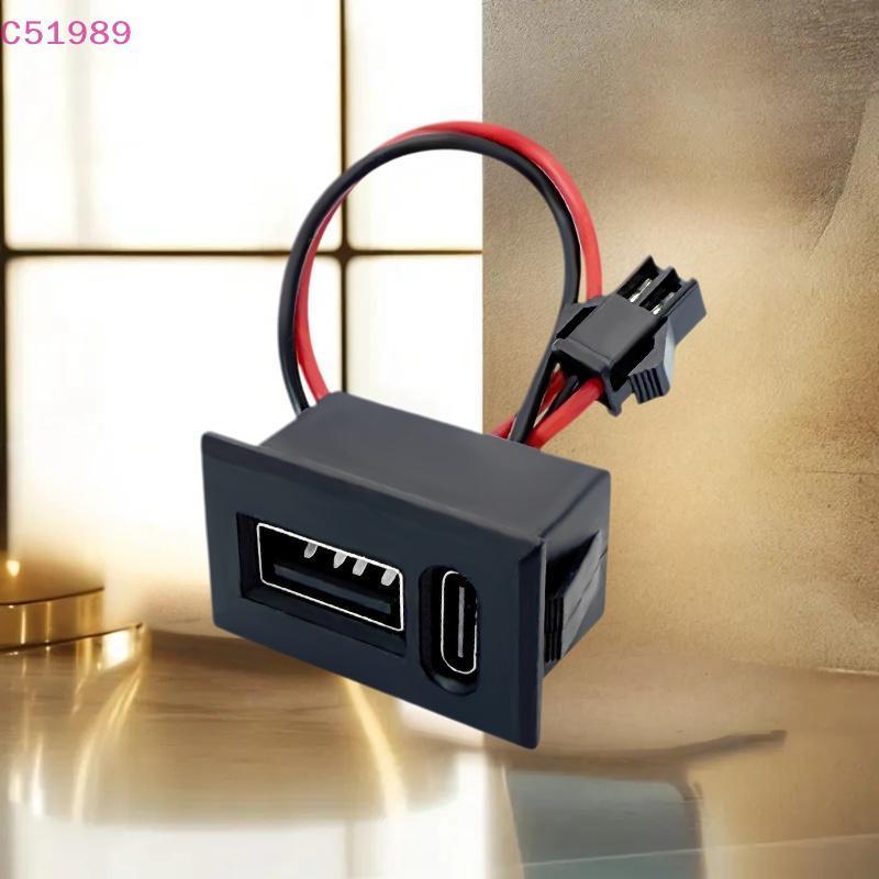 [kaan] Base Fêmea USB Tipo C Lâmpada Soet De Camada Dupla Para Carregamento Power Phone Com Conector De Cabo BR