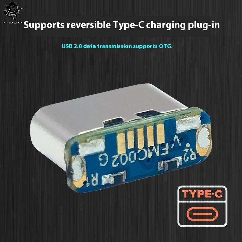 PFG 2 Pçs Porta De Carregamento Para Solda PCB DIY Adaptador De Reparo Conector USB Tipo C Fêmea Ja 5Pin SMD SMT-Soet FG