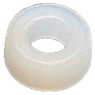 Espaçador Bucha Calço Da Roda Dianteira Carrinho Bebe Galzerano Olympus Extreme Branco Peça Plastico