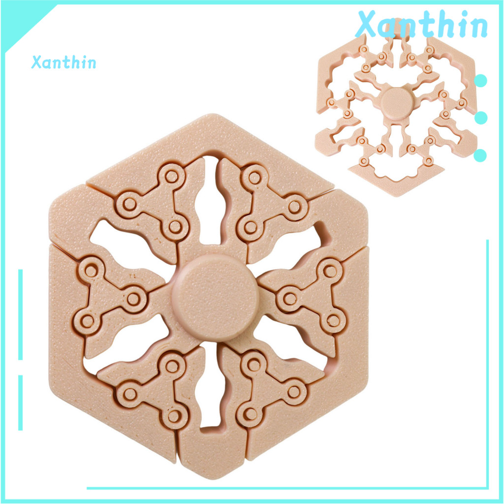 Bistable Gyro Toy Kids Fidget Spinner Extendable for Stress Anxiety Relief Portable Travel Gyroscope Fingertip Spinning