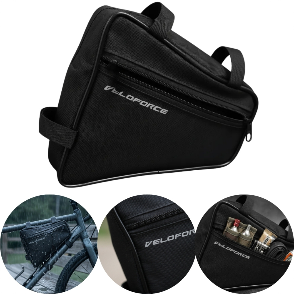 Bolsa Bike Quadro Triangular Veloforce Porta Celular Ferramenta